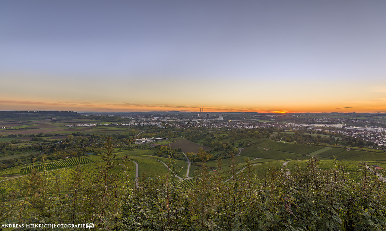 Blaue Stunde auf dem Scheuerberg bei Neckarsulm